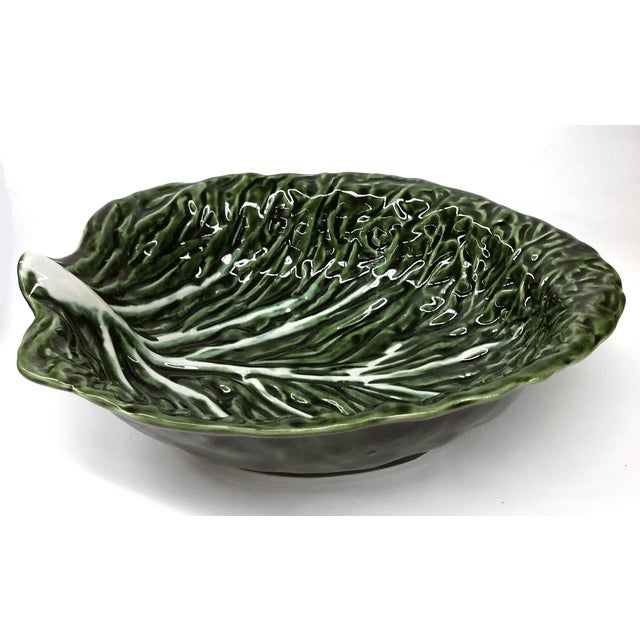 Vintage MidCentury Large Ceramic Cabbage Bowl Chairish