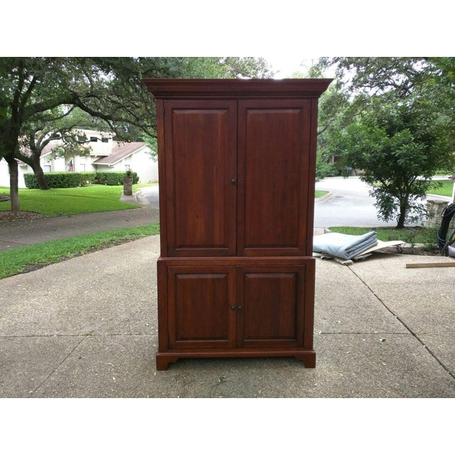 Solid Wood Armoire/TV Chairish