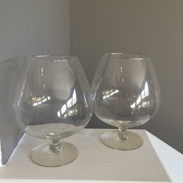 Crystal Brandy Snifters A Pair Chairish