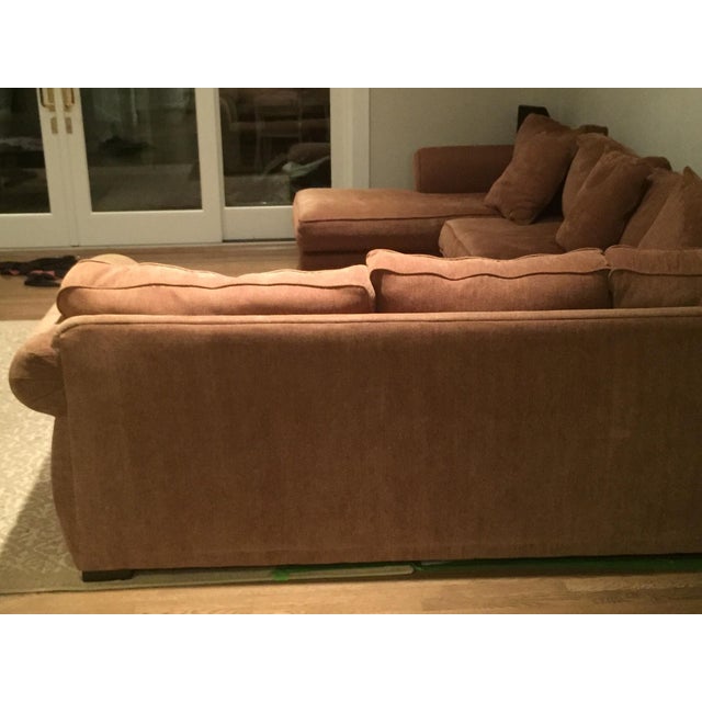 Extra Large Brown Sectional Sofa & Chaise Chairish
