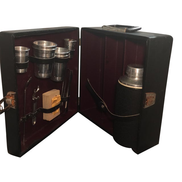 Vintage Travel Bar Set Set of 11 Chairish