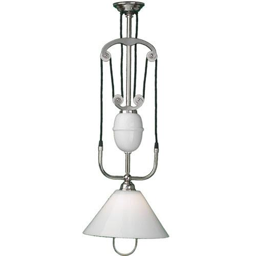 Industrial Pulley Pendant Light Fixture | Chairish