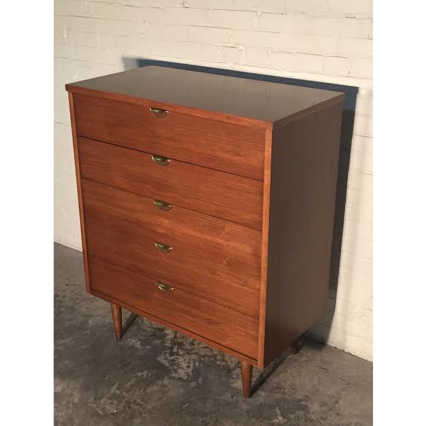 Bassett MidCentury Modern 4Drawer Dresser Chest Chairish