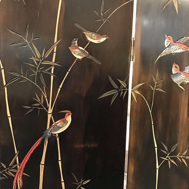 Vintage or Antique Japanese 4 Panel Room Divider Chairish