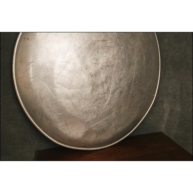 Vintage Aluminum Flying Saucer Sled with Canvas Handles Chairish