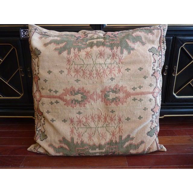 Flat Weave Tapestry Floor Pillow Chairish