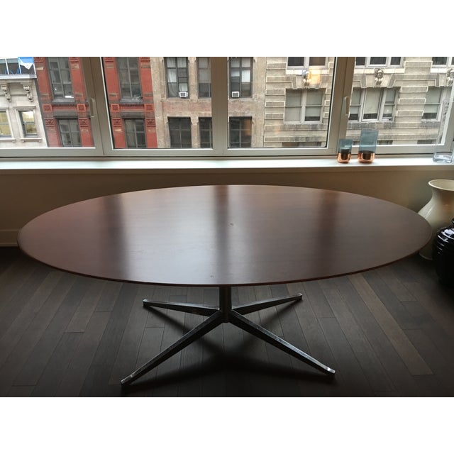 Florence KnollStyle Oval Dining Table Chairish