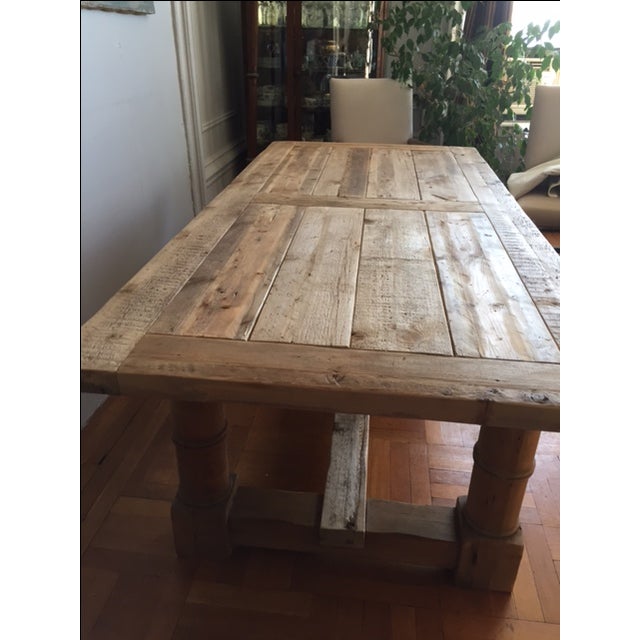 Restoration Hardware Salvaged Wood Extension Dining Table Chairish