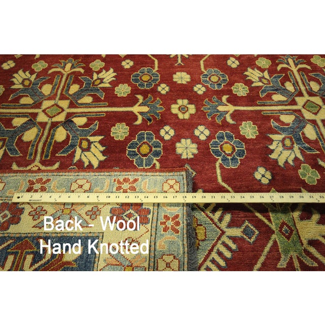 Red Super Kazak Wool Rug 13'4" x 18'3" Chairish