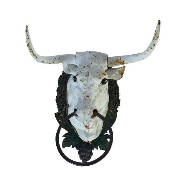 Iron Bull Head 2 Chairish