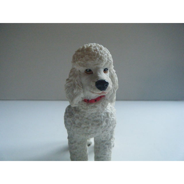 Vintage White Poodle Dog Figurine, Made in Italy Chairish