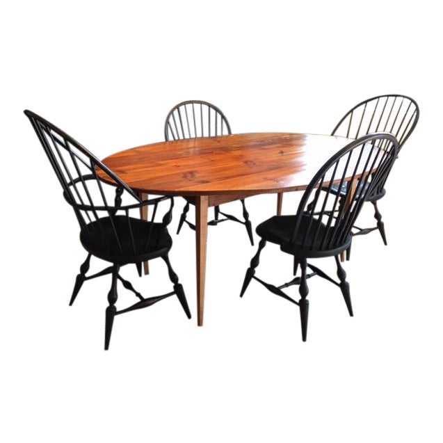 D.R. Dimes Chairs & James Dew Farmhouse Table Chairish