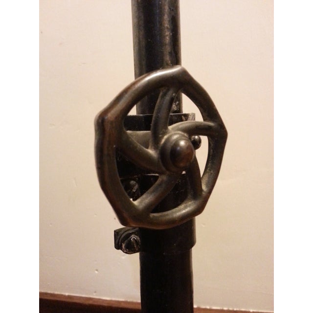 Vintage Adjustable Hospital Bedside Table | Chairish