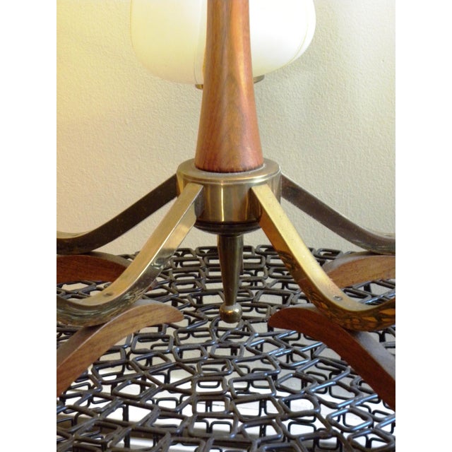 Vintage Danish Mid-Century Modern Chandelier | Chairish The clear crystal shafts are counterbalanced with solid brass arms and fittings for a look that is light, yet.