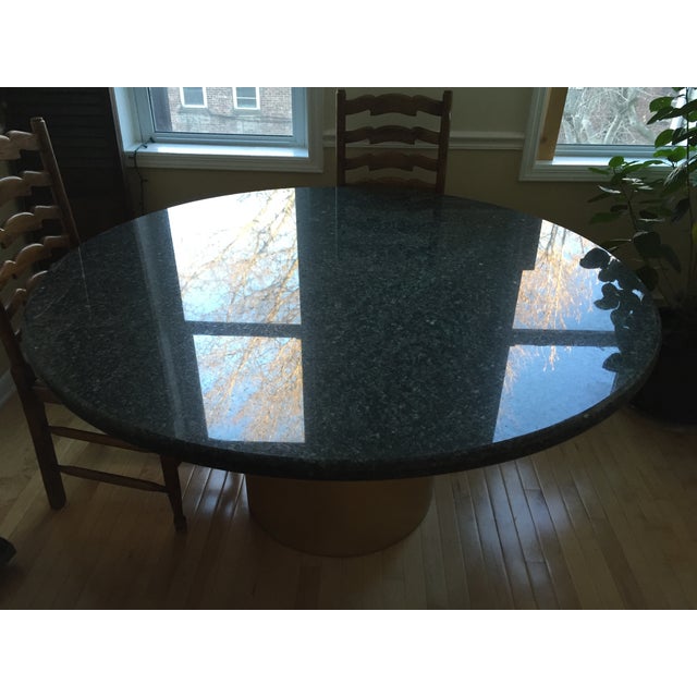 Pure Granite Dining Room Table Chairish
