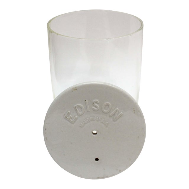 Vintage Edison Corning Glass Battery Jar Chairish