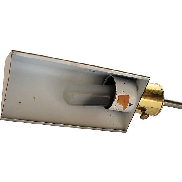 Brass & Chrome Pharmacy Floor Lamp Chairish