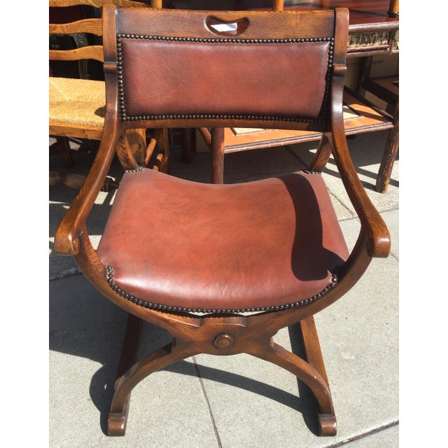 Theodore Alexander Directors Chair Savranola With Leather Seat Chairish