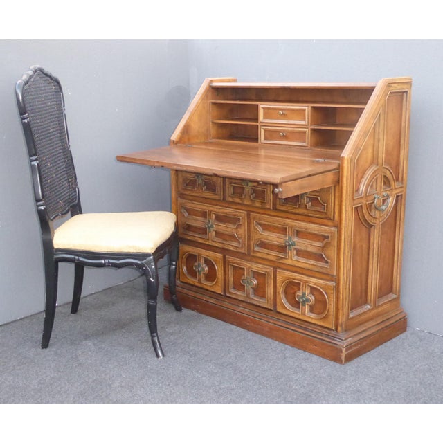 Vintage Drexel Spanish Style Secretary Desk Chairish