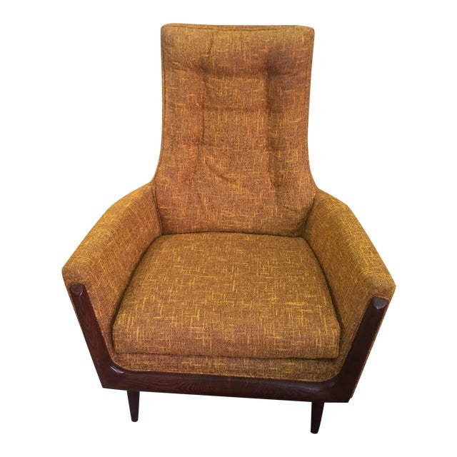 Adrian Pearsall High Back Lounge Chair Chairish