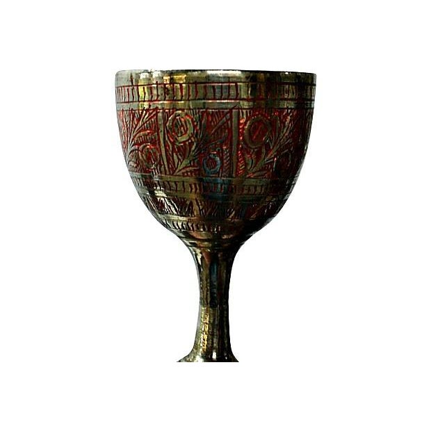 Double Jigger Shot Glass Brass Pair Chairish