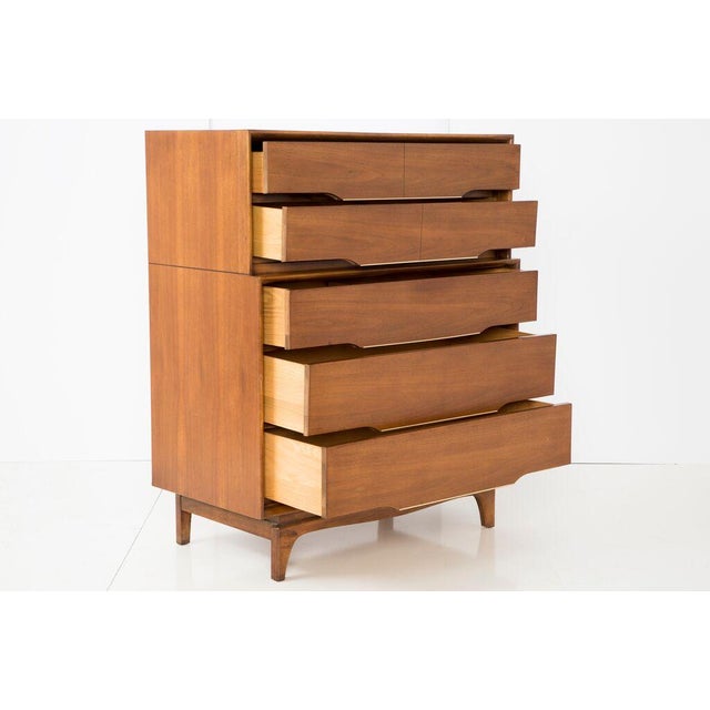 Kent Coffey Vintage FiveDrawer Highboy Dresser Chairish