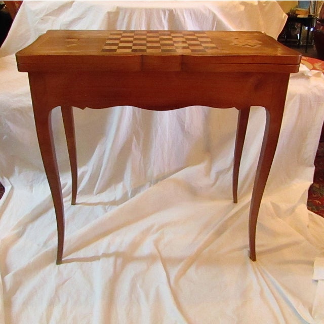 Wooden Folding Top Game Table Chairish