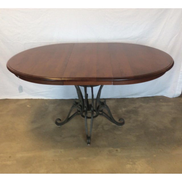 Nichols & Stone Ironwood Pedestal Table Chairish