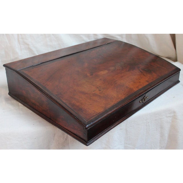 Antique Mahogany Writing Lap Desk Chairish