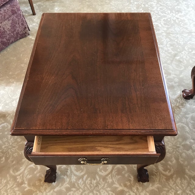 Ethan Allen Mahogany End Table Chairish