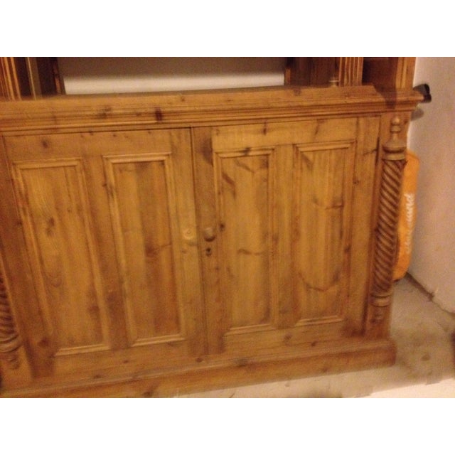 Large Pine EnglishStyle Armoire Chairish