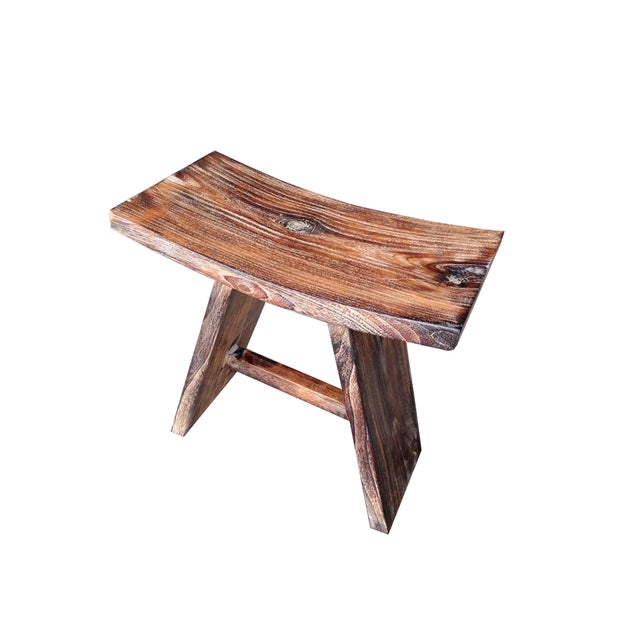 Handmade Wooden Zen Style Stool Chairish