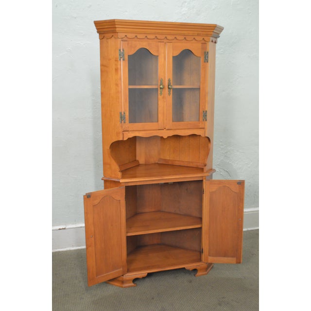 Vintage Solid Maple Traditional Corner Chairish