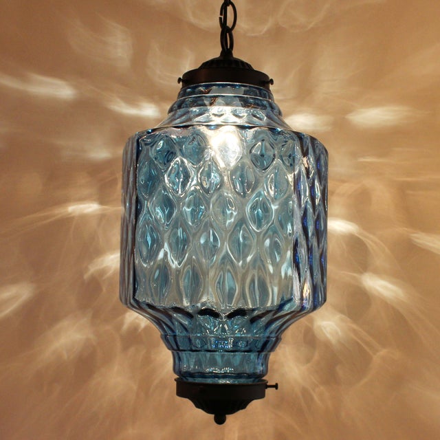 Blue Pendant Swag Light Chairish