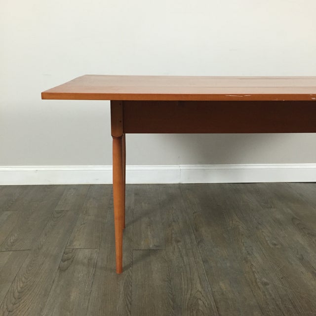 Vintage MidCentury FoldingLeaf Dining Table Chairish