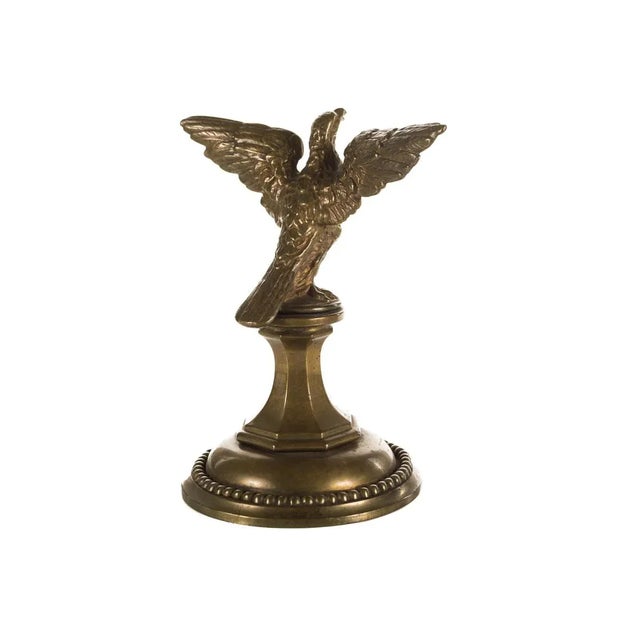 19thC. Federal Bronze Eagle Finial Chairish