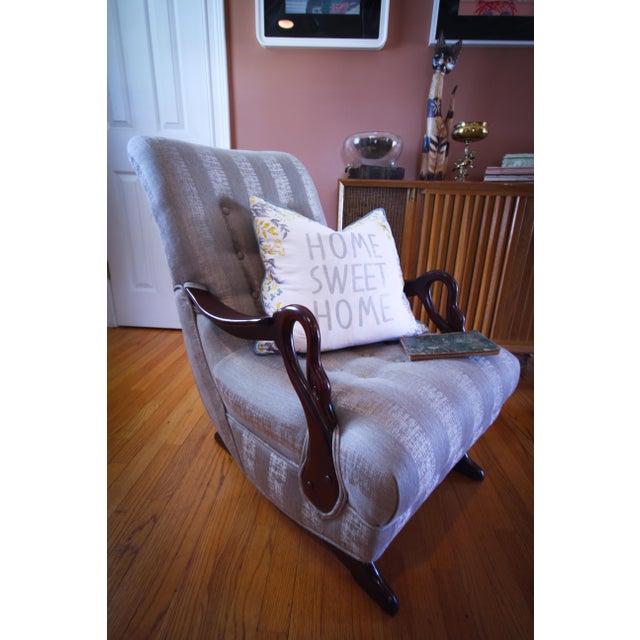 Antique 1930's Swan Arm/Gooseneck Rocking Chair Chairish