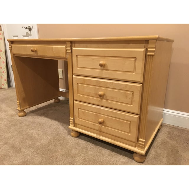 Maple Wood & Birch Desk Chairish