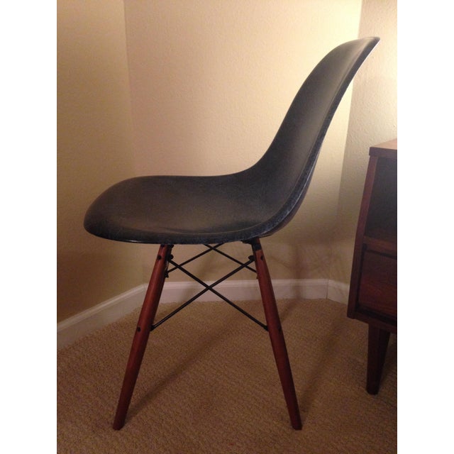 Mid-Century Modern Eames Fiberglass Shell Chair | Chairish
