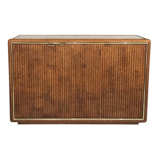 Used American of Martinsville Furniture Favorites | Chairish - American of Martinsville Mid-Century Sideboard, Mirrored Top