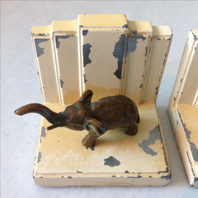 Art Deco Elephant Bookends A Pair Chairish