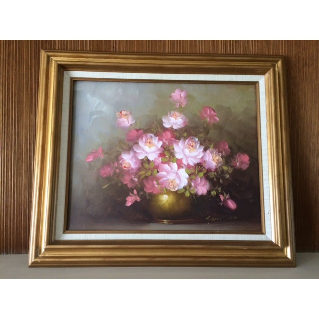 Original Robert Cox Floral Painting Chairish