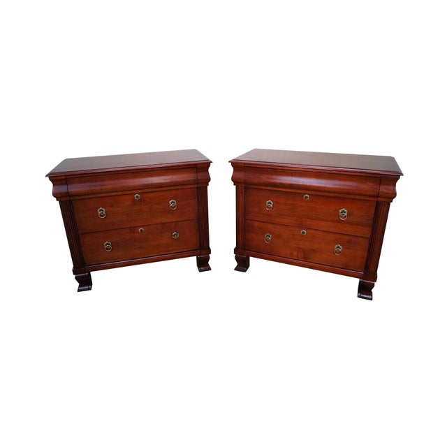 Ethan Allen British Classics "Daryn" Nightstands Pair