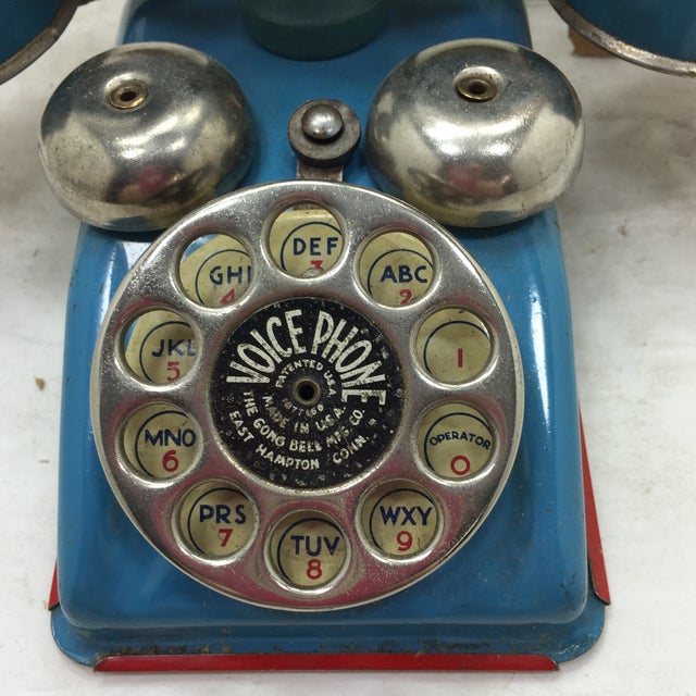 Gong Bell Vintage Toy Voice Phone Chairish