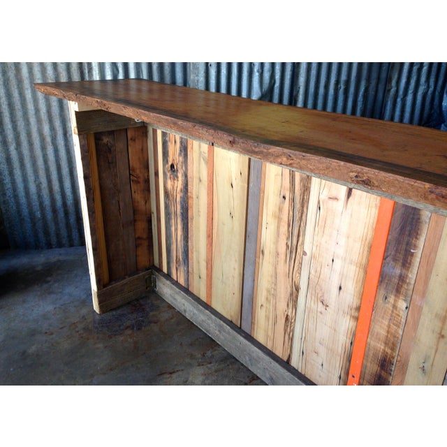 MultiColor Reclaimed Wood Bar Chairish