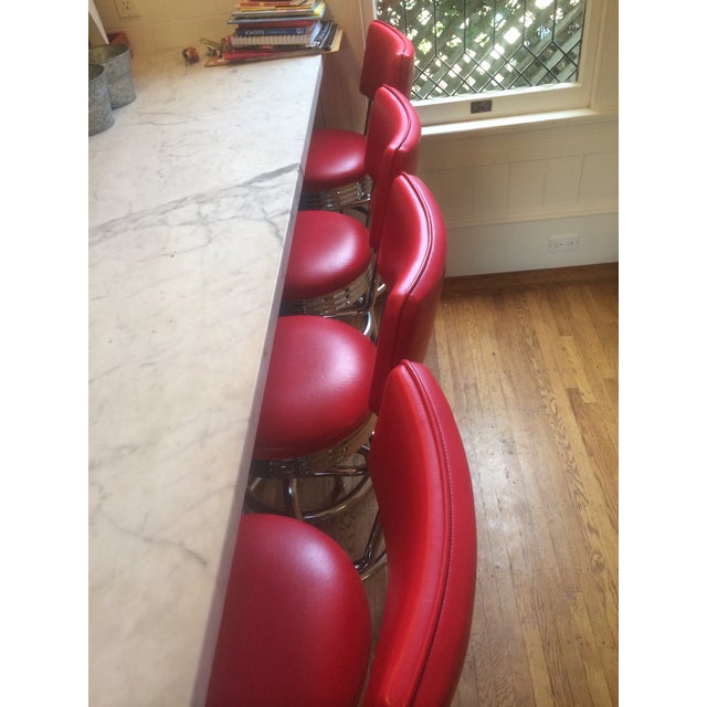 Diner Style Counter Height Barstools Set of 4 Chairish