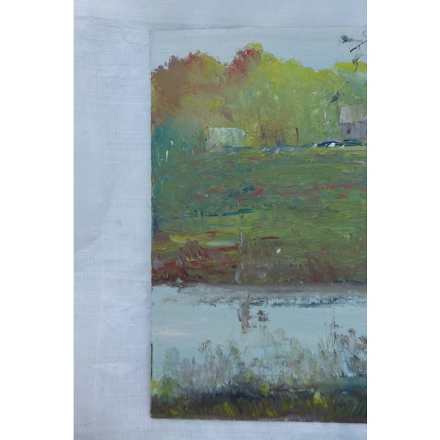 H.l. Musgrave Modernist Landscape Oil Painting Chairish