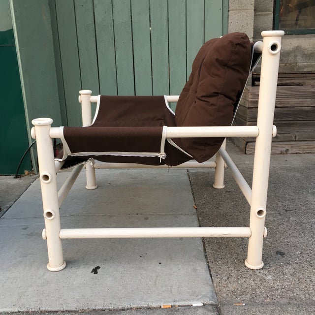 Vintage PVC Pipe Lounge Chair Chairish