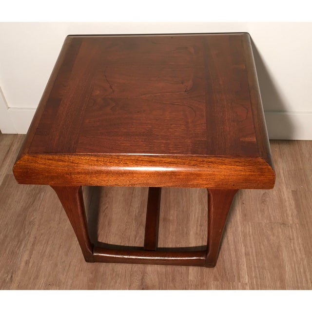 Lane MidCentury Modern Walnut Side Table Chairish