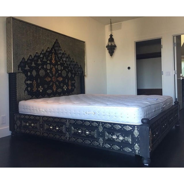 Moroccan Bed Frame and Head Board King Size Chairish